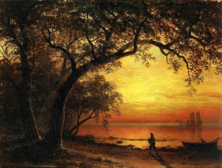 Albert Bierstadt Island of New Providence oil painting picture
